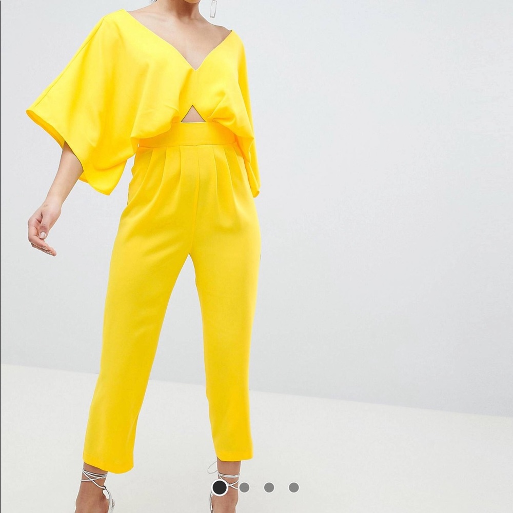 Draped jumpsuit